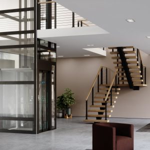 Compact Home Elevator for Villas